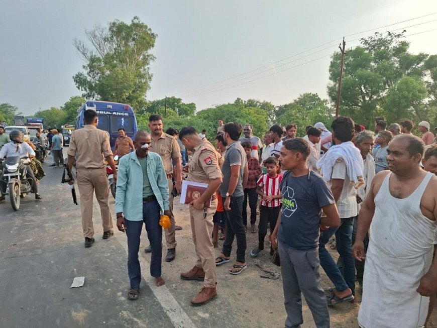 Hathras: अनियंत्रित थार का कहर, दो वाहनों को रौंदा, चालक फरार