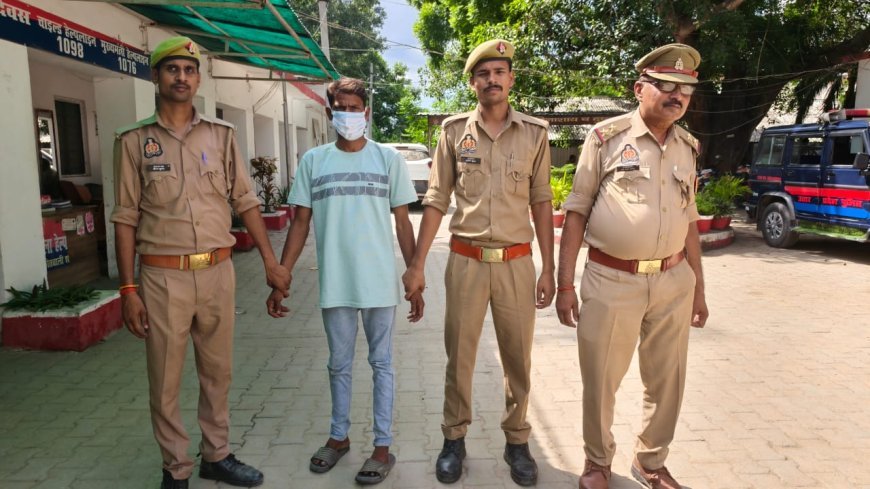 हरदोई में पुलिस का बड़ा एक्शन: गैंगस्टर एक्ट का आरोपी गिरफ्तार, लंबे समय से चल रहा था फरार