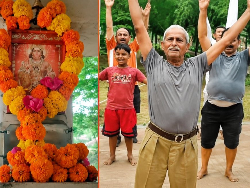ग्रेटर नोएडा के ऋषि संदीपनी आश्रम में गूंजी हनुमान चालीसा, सामूहिक पाठ में उमड़ी श्रद्धालुओं की भारी भीड़