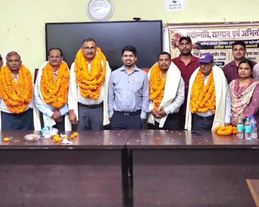 सुल्तानपुर में चार खंड शिक्षा अधिकारियों की पदोन्नति: डायट के वरिष्ठ प्रवक्ता बने, मिली पीईएस रैंक, बीएसए ने किया सम्मानित