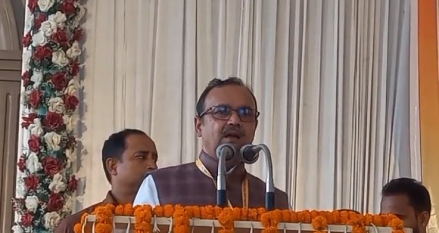 Ballia: हमारी सरकार ने एक भी किसान की जमीन नहीं  बिकने दी- जेपीएस राठौर सहकारीता मंत्री