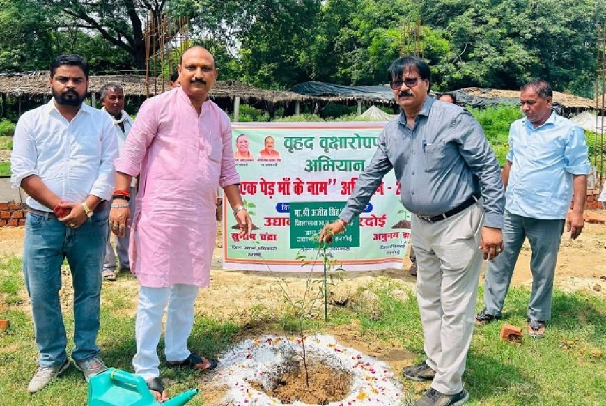 Hardoi: उद्यान विभाग ने वृक्षारोपण महायज्ञ में लगाया 3.90 लाख पौधे, 5.20 लाख के लक्ष्य को किया पूरा