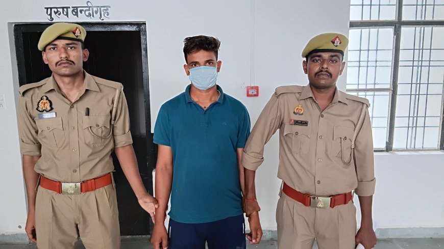 Hardoi Gangster Act Action: सवायजपुर पुलिस की बड़ी कार्रवाई, गैंगस्टर एक्ट में वांछित शातिर बदमाश पंकज गिरफ्तार