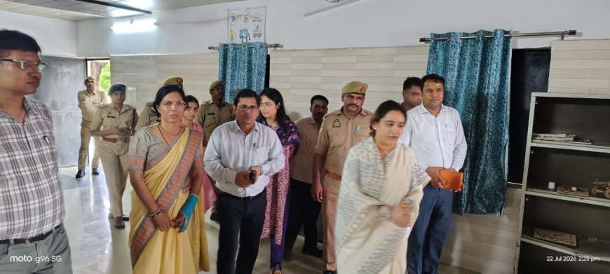 UP Women Commission: महिला आयोग उपाध्यक्ष अर्पणा यादव ने किया विभिन्न संस्थानों का निरीक्षण, व्यवस्थाओं का लिया जायजा