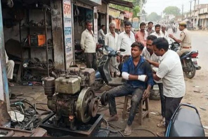 सीतापुर: जनरेटर में हाथ फंसने से युवक गंभीर रूप से घायल, प्राथमिक इलाज के बाद लखनऊ रेफर