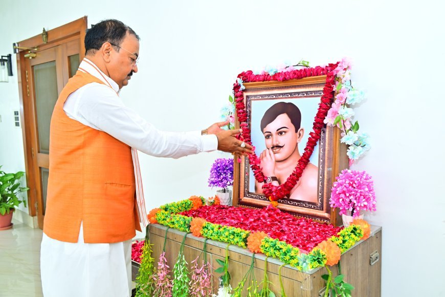 चंद्रशेखर आजाद की जयंती पर केशव प्रसाद मौर्य ने अर्पित की श्रद्धांजलि: कहा- अमर क्रांतिकारी का त्याग युवाओं को हमेशा देगा प्रेरणा