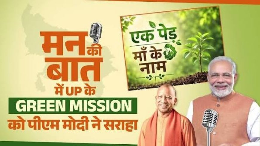 Mann Ki Baat: 'एक पेड़ मां के नाम' अभियान में यूपी के 35 करोड़ पौधरोपण पर प्रधानमंत्री मोदी ने जताई खुशी