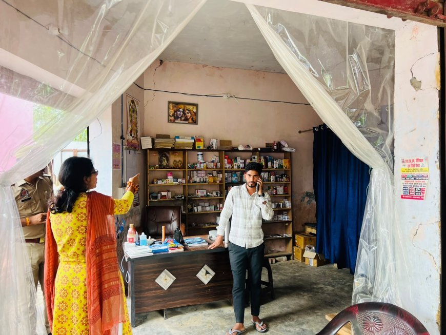 Hardoi News: संडीला एसडीएम ने बेनीगंज में अपंजीकृत निजी पॉलीक्लिनिक को सील किया