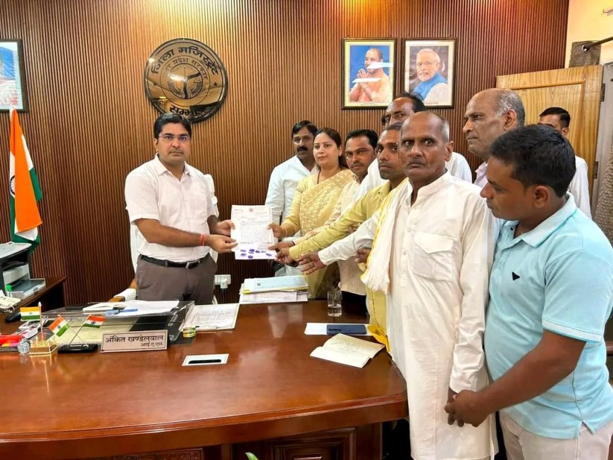 Sambhal: किसानों के हक की लड़ाई: असमोली विधायक पिंकी सिंह यादव ने सम्भल डीएम से की सर्किल रेट बढ़ाने की मांग