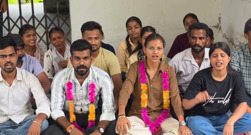 Bazpur: राजकीय महाविद्यालय में सब्जेक्ट बढ़ाने की मांग को लेकर छात्रा गुनगुन और छात्र रोहित भूख हड़ताल पर बैठे 