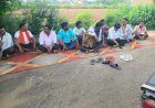 हाथरस में सड़क और बिजली समस्याओं को लेकर भाकियू टिकैत का अनिश्चितकालीन धरना, किसानों ने दी चेतावनी