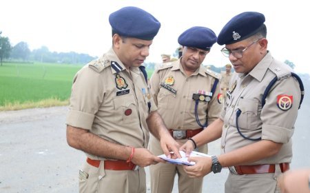Hathras: डीआईजी प्रभाकर चौधरी ने कांवड़ मार्ग का किया निरीक्षण, सुरक्षा व्यवस्था पर दिए सख्त निर्देश