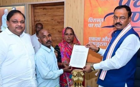 Shahjahanpur: गौतम मौर्य हत्याकांड में पीड़ित परिवार ने उपमुख्यमंत्री केशव प्रसाद मौर्य से लगाई न्याय की गुहार