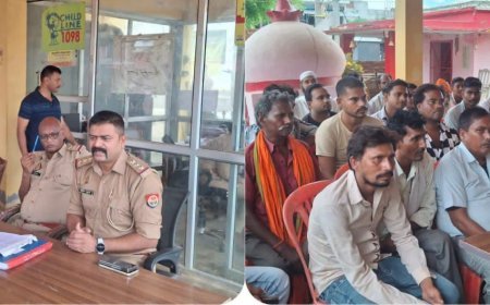 सावन व कांवड़ यात्रा को लेकर हरपालपुर पुलिस की बैठक, डीजे संचालकों को जारी किए गए कड़े निर्देश