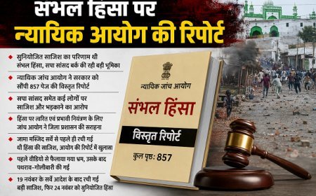 संभल हिंसा पर न्यायिक आयोग की रिपोर्ट: सुनियोजित साजिश का खुलासा, सपा सांसद बर्क समेत कई पर गंभीर आरोप