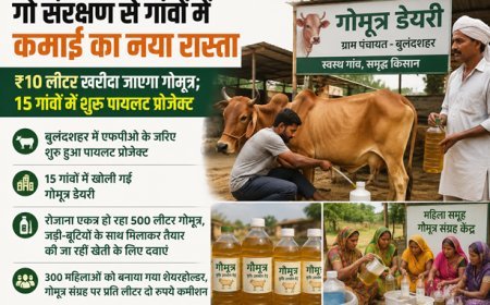 गो संरक्षण से गांवों में कमाई का नया रास्ता, ₹10 लीटर खरीदा जाएगा गोमूत्र; 15 गांवों में शुरू पायलट प्रोजेक्ट
