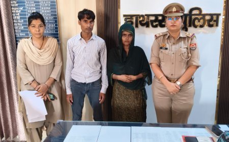 हाथरस महिला थाना प्रभारी रितु तोमर की काउंसलिंग से सुलझा पति-पत्नी का विवाद, एक साथ रहने पर बनी सहमति