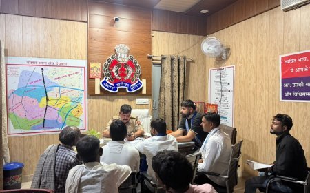 Deoband News: मजदूर की मौत पर देवबंद कोतवाली में भीम आर्मी का प्रदर्शन, हत्या का आरोप