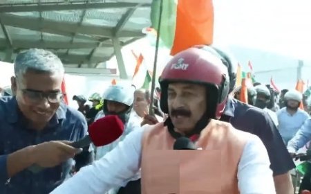 Tiranga Bike Rally Delhi: उपराष्ट्रपति ने दिखाई हरी झंडी, दिल्ली में एनडीए सांसदों ने निकाली भव्य तिरंगा बाइक रैली 