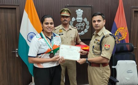 Hardoi News: ऑल इंडिया पुलिस जूडो क्लस्टर और बैडमिंटन में हरदोई पुलिस का जलवा, एसपी ने विजेताओं को किया सम्मानित