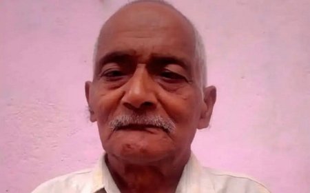 Hardoi: छत से उतरते समय फिसला बुजुर्ग का पैर, अस्पताल ले जाते समय मौत