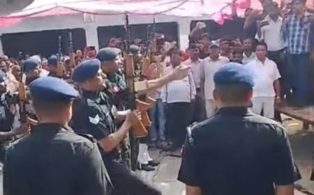 Hathras News: ड्यूटी के दौरान सेना के सूबेदार मनोज यादव का निधन, सैन्य सम्मान से हुई अंतिम विदाई
