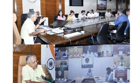 UP Chief Secretary Meeting: मुख्य सचिव एसपी गोयल ने खाद आपूर्ति, बाढ़ राहत और वेटलैंड्स की समीक्षा की