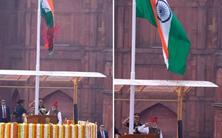 80th Independence Day 2026: लाल किले से पीएम मोदी ने फहराया तिरंगा, 2047 तक 'विकसित भारत' के संकल्प को दोहराया