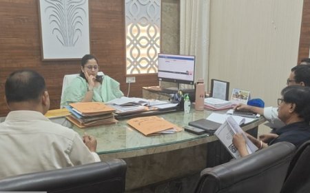 Hardoi: जैविक खेती परियोजना की सीडीओ नेहा ब्याडवाल ने की समीक्षा, 1,000 हेक्टेयर में विकसित हो रहे 50 क्लस्टर