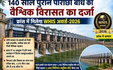 Lucknow: 140 साल पुराने पारीछा बांध को वैश्विक विरासत का दर्जा, फ्रांस में मिलेगा WHIS अवार्ड-2026