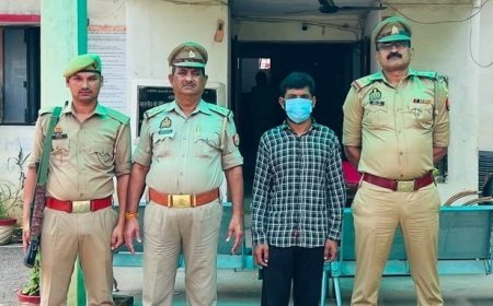 Hardoi: 25 हजार का इनामी गैंगस्टर एक्ट का वांछित अभियुक्त गिरफ्तार
