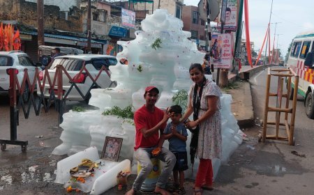 अमरोहा में उफान पर तिगरी गंगा, गांवों में घुसा बाढ़ का पानी, डीएम-एसपी ने नाव से लिया जायजा