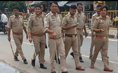 Hathras: श्रावण के अंतिम सोमवार को लेकर सुरक्षा सख्त, चप्पे-चप्पे पर पुलिस की नजर