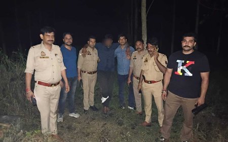 Saharanpur: देवबंद पुलिस की मुठभेड़ में गोकशी का वांछित आरोपी घायल, तमंचा-कारतूस और बाइक बरामद