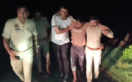Saharanpur: आसपा नेता पर जानलेवा हमले का आरोपी मुठभेड़ में घायल, मंडी पुलिस ने तमंचा और चोरी की बाइक की बरामद