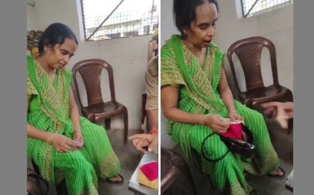 हरदोई पुलिस की ईमानदारी- सोने के गहने और नकदी से भरा खोया पर्स महिला को सुरक्षित लौटाया