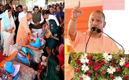 Ballia: बाढ़ पीड़ितों के साथ मजबूती से खड़ी है सरकार, राहत सामग्री वितरण में धांधली पर होगी सख्त कार्रवाई: योगी
