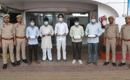 Saharanpur Crime News: देवबंद में 5 शातिर जेबकतरे गिरफ्तार, अवैध तमंचे और नकदी बरामद
