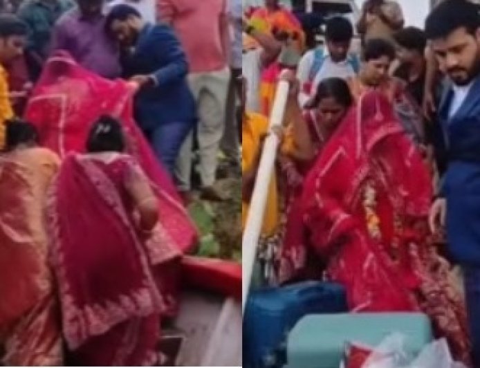 Odisha Flood News: जाजपुर में बाढ़ के बीच निकली अनोखी बारात, कार नहीं नाव पर सवार होकर दुल्हन लेने पहुंचा दूल्हा