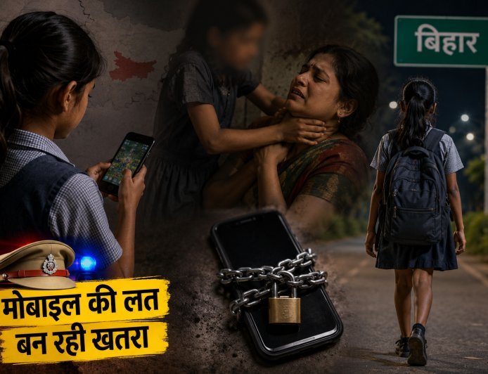 कलेजा कांप उठेगा: 11 साल की बेटी ने मोबाइल के लिए दबाया मां का गला, फिर घर छोड़कर हुई फरार