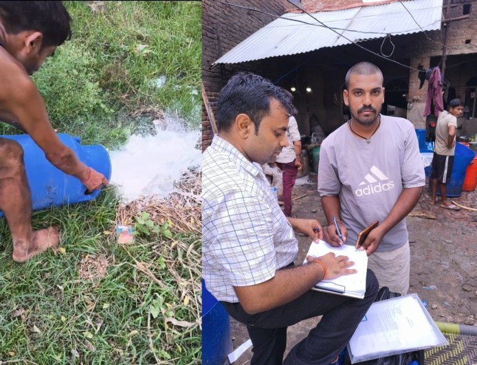हरदोई में रक्षाबंधन से पहले खाद्य सुरक्षा विभाग की बड़ी कार्रवाई: अवैध रसगुल्ला फैक्ट्री और खोया इकाई पर छापा, सवा क्विंटल मिलावटी मिठाई नष्ट