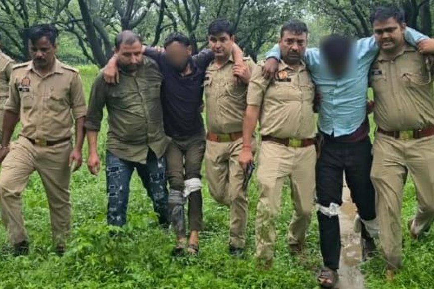 Saharanpur: देहात कोतवाली पुलिस की बड़ी कार्रवाई, 24 घंटे में तीसरी बड़ी मुठभेड़ में दो गौतस्करों को लगी गोली; तीसरा भी गिरफ्तार