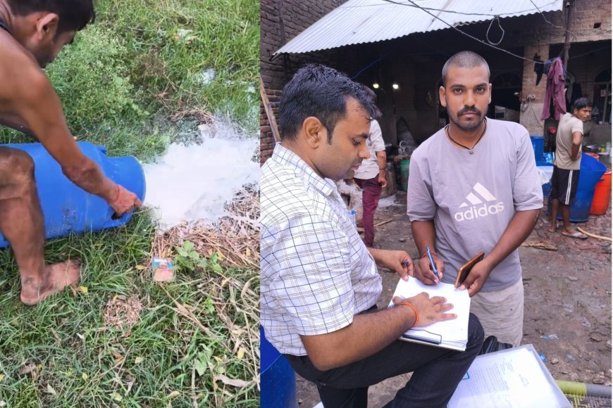हरदोई में रक्षाबंधन से पहले खाद्य सुरक्षा विभाग की बड़ी कार्रवाई: अवैध रसगुल्ला फैक्ट्री और खोया इकाई पर छापा, सवा क्विंटल मिलावटी मिठाई नष्ट