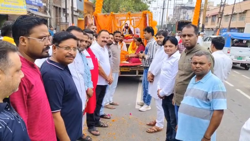 Sambhal: संत रविदास संदेश यात्रा के जरिए सामाजिक समरसता का संदेश, भाजपा ने घर-घर पहुंचाया अभियान
