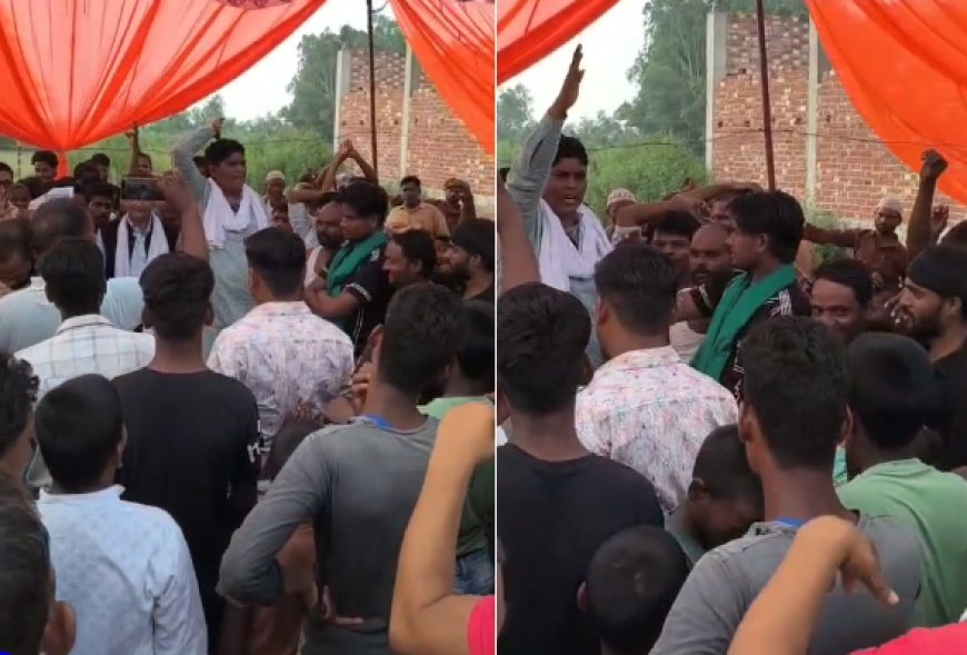 Hardoi: अंडा फैक्ट्री के विरोध में आंदोलन तेज, चौथे दिन धरने में उमड़ा जनसैलाब; समाधान तक संघर्ष जारी रखने का ऐलान