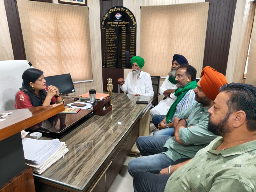 बाजपुर चीनी मिल का पेराई सत्र समय से शुरू करने की मांग: भाकियू ने एसडीएम से की मुलाकात, स्क्रैप मामले पर दिया जोर