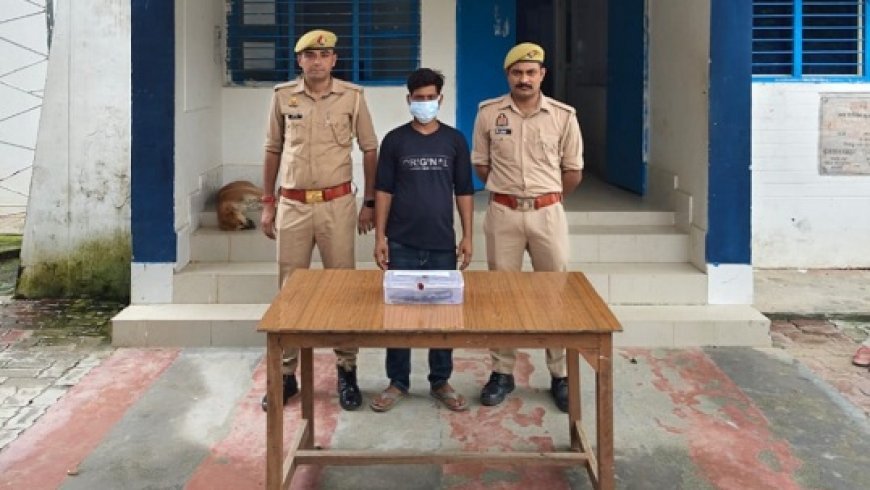 Hardoi: मारपीट और तमंचे से जान से मारने की धमकी देने वाला आरोपी गिरफ्तार, अवैध हथियार बरामद