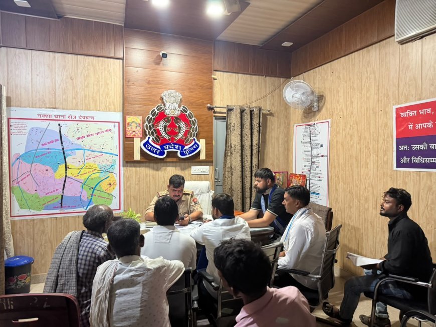 Deoband News: मजदूर की मौत पर देवबंद कोतवाली में भीम आर्मी का प्रदर्शन, हत्या का आरोप