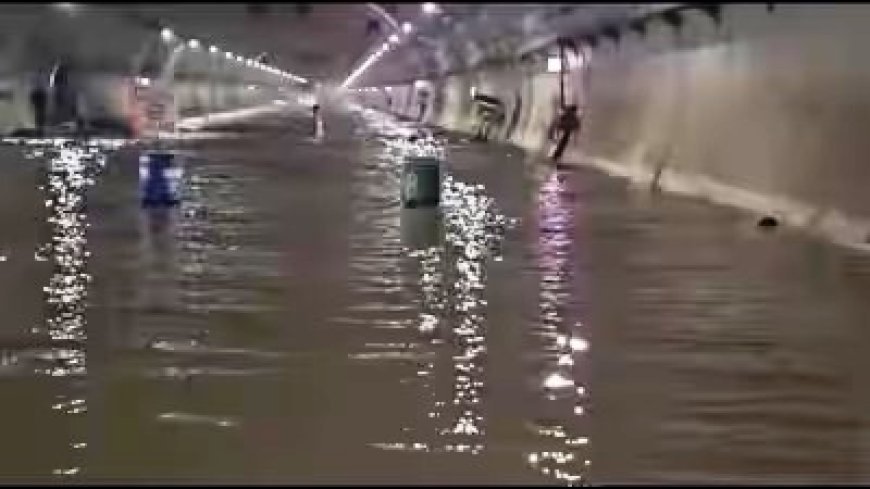 राजस्थान: मुकंदरा चेचट टनल में भरा 3 फीट तक पानी, दीवारों से रिसाव के बाद ट्रैफिक डायवर्ट, 1100 करोड़ के प्रोजेक्ट पर उठे सवाल