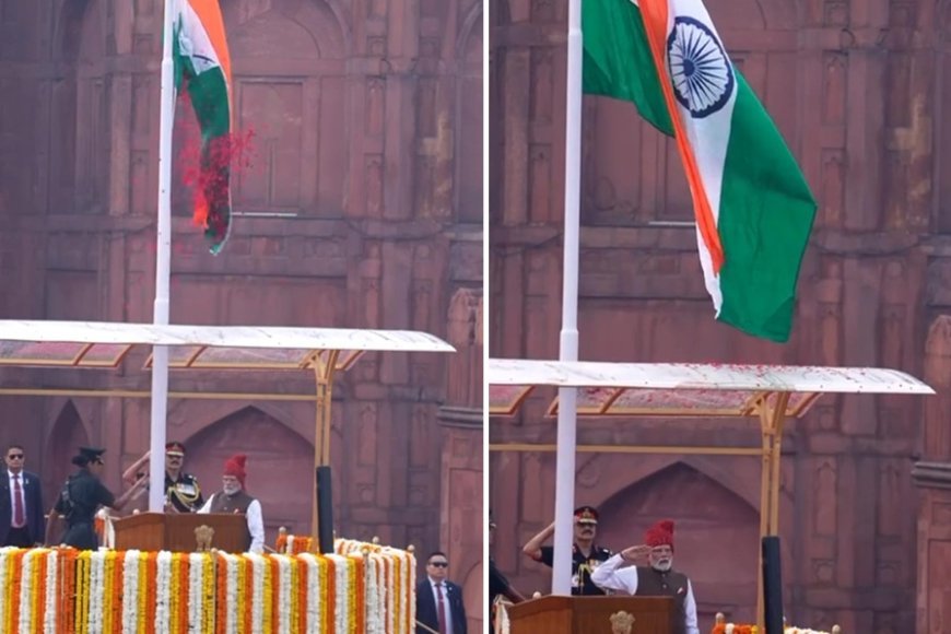 80th Independence Day 2026: लाल किले से पीएम मोदी ने फहराया तिरंगा, 2047 तक 'विकसित भारत' के संकल्प को दोहराया